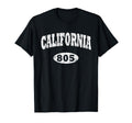 California Area Code 805 T-Shirt - Graphic Print Men Women - T-Shirt, Sweatshirt, Hoodie