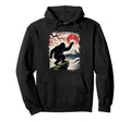 Sasquatch Bigfoot Japanese Vibes Art Hoodie - Fun Novelty Design Unisex - T-Shirt, Sweatshirt, Hoodie