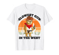 Sloth Cowboy Slowest Gun West Funny T-Shirt - Unique Graphic for Adults - T-Shirt, Sweatshirt, Hoodie
