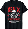 Retro Gen X Badass Generational Merch - Adult & Kids T-Shirts, Sweatshirts & Hoodies apparel design preview 1