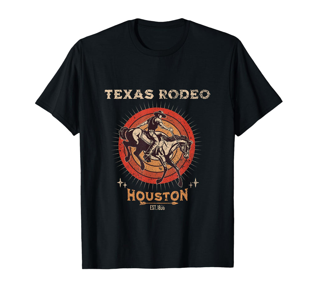 Houston Texas Rodeo Western Cowboy T-Shirt - Streetwear Style for Adults - T-Shirt, Sweatshirt, Hoodie