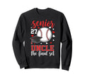 Baseball Senior 2027 Uncle Final Set Sweatshirt - Graphic Print Men Women - T-Shirt, Sweatshirt, Hoodie
