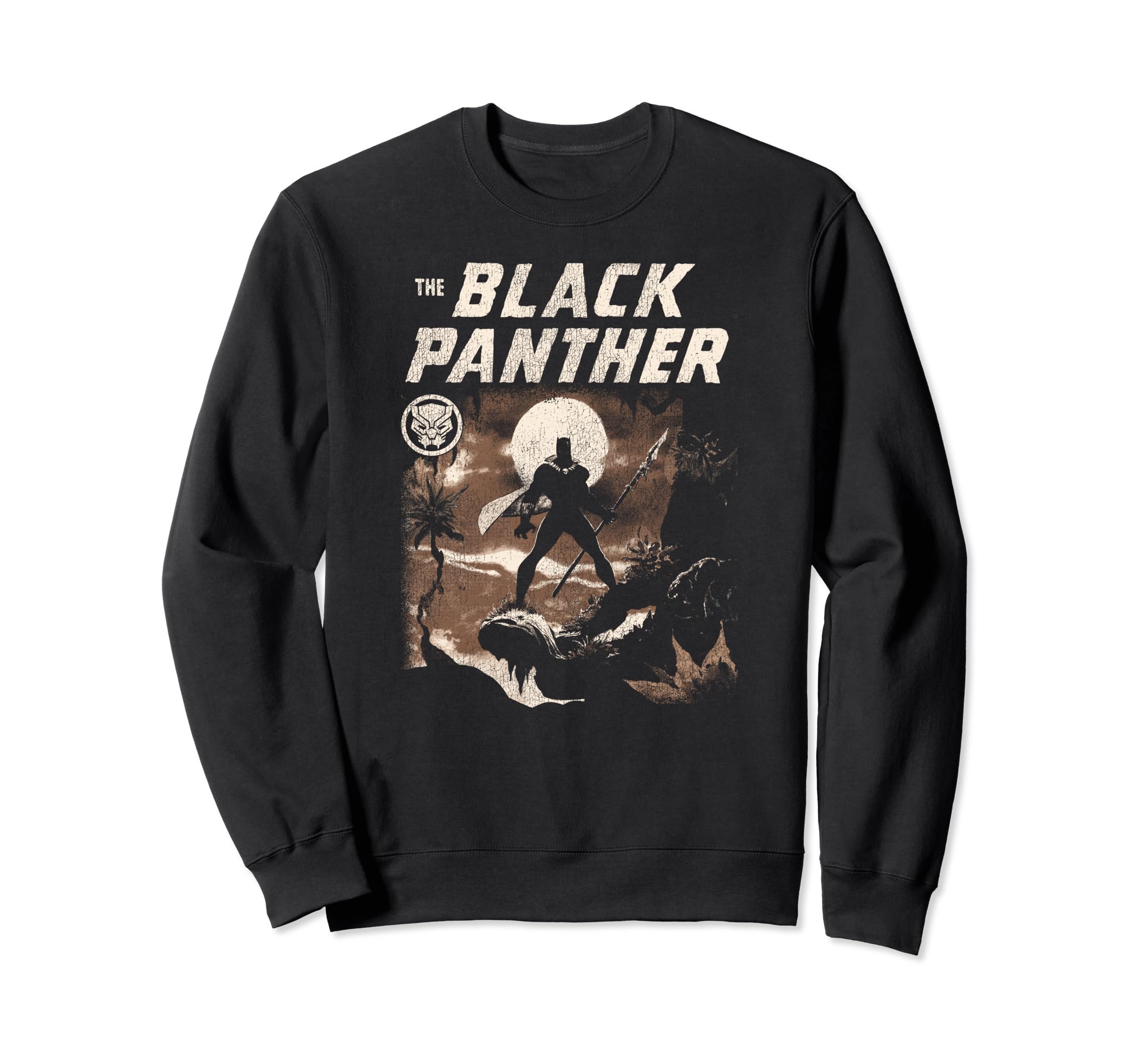 Marvel Comics Black Panther Sweatshirt - Aesthetic Graphic Unisex - T-Shirt, Sweatshirt, Hoodie