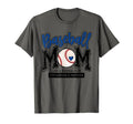 Baseball Mom Blue Varsity Baseball T-Shirt - Trendy Graphic for Adults - T-Shirt, Sweatshirt, Hoodie