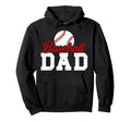 Baseball Dad Baseball Player Dad Hoodie - Aesthetic Graphic for Adults - T-Shirt, Sweatshirt, Hoodie