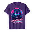 Cyberpunk Wolf Unhinged And Feral T-Shirt - Custom Art Print Men Women - T-Shirt, Sweatshirt, Hoodie