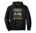 Funny Old School Dj Equipment Table Hoodie - Minimalist Print for Adults - T-Shirt, Sweatshirt, Hoodie