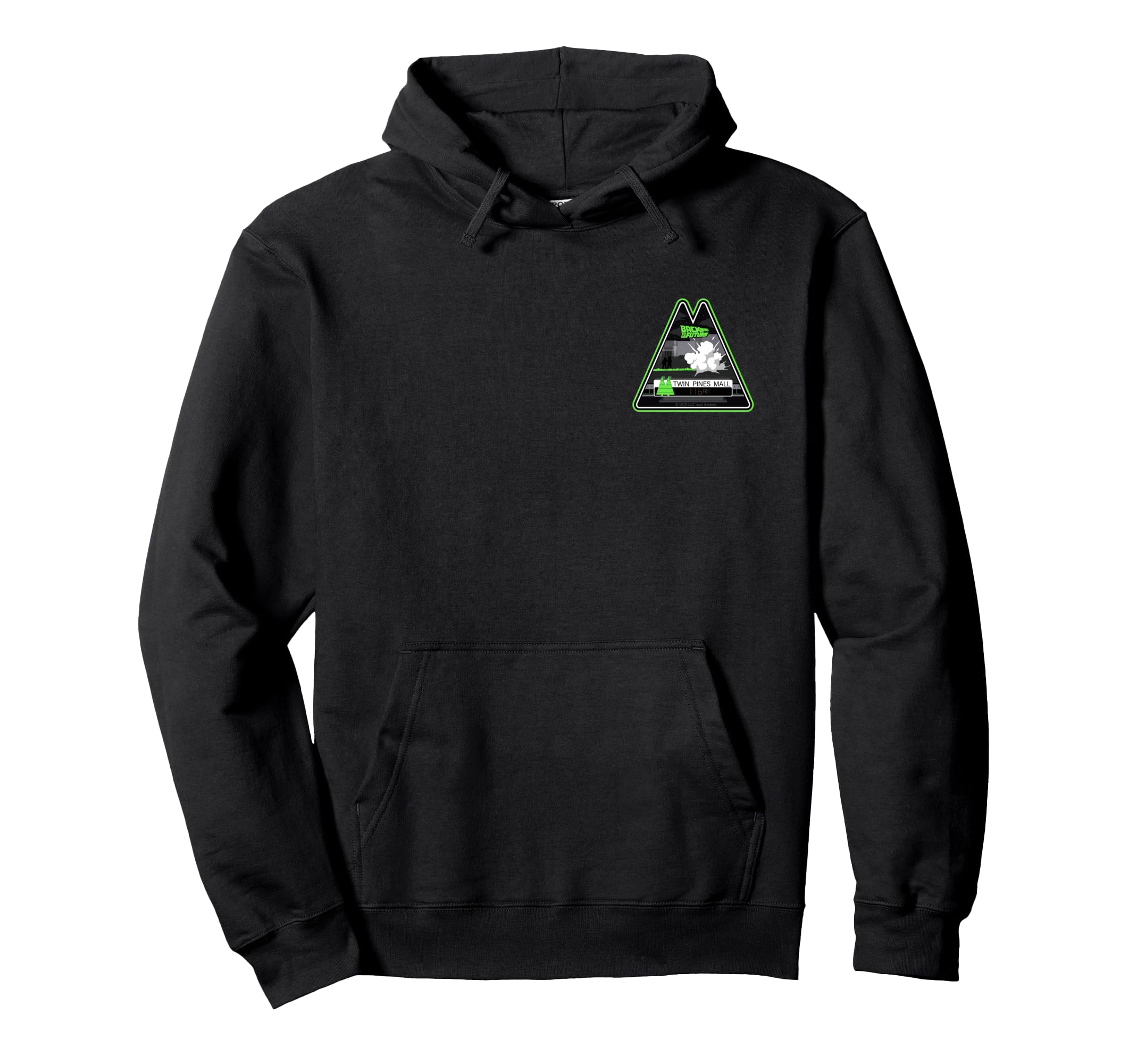 Back To Future Twin Pines Mall Neon Hoodie - Graphic Print for Adults - T-Shirt, Sweatshirt, Hoodie