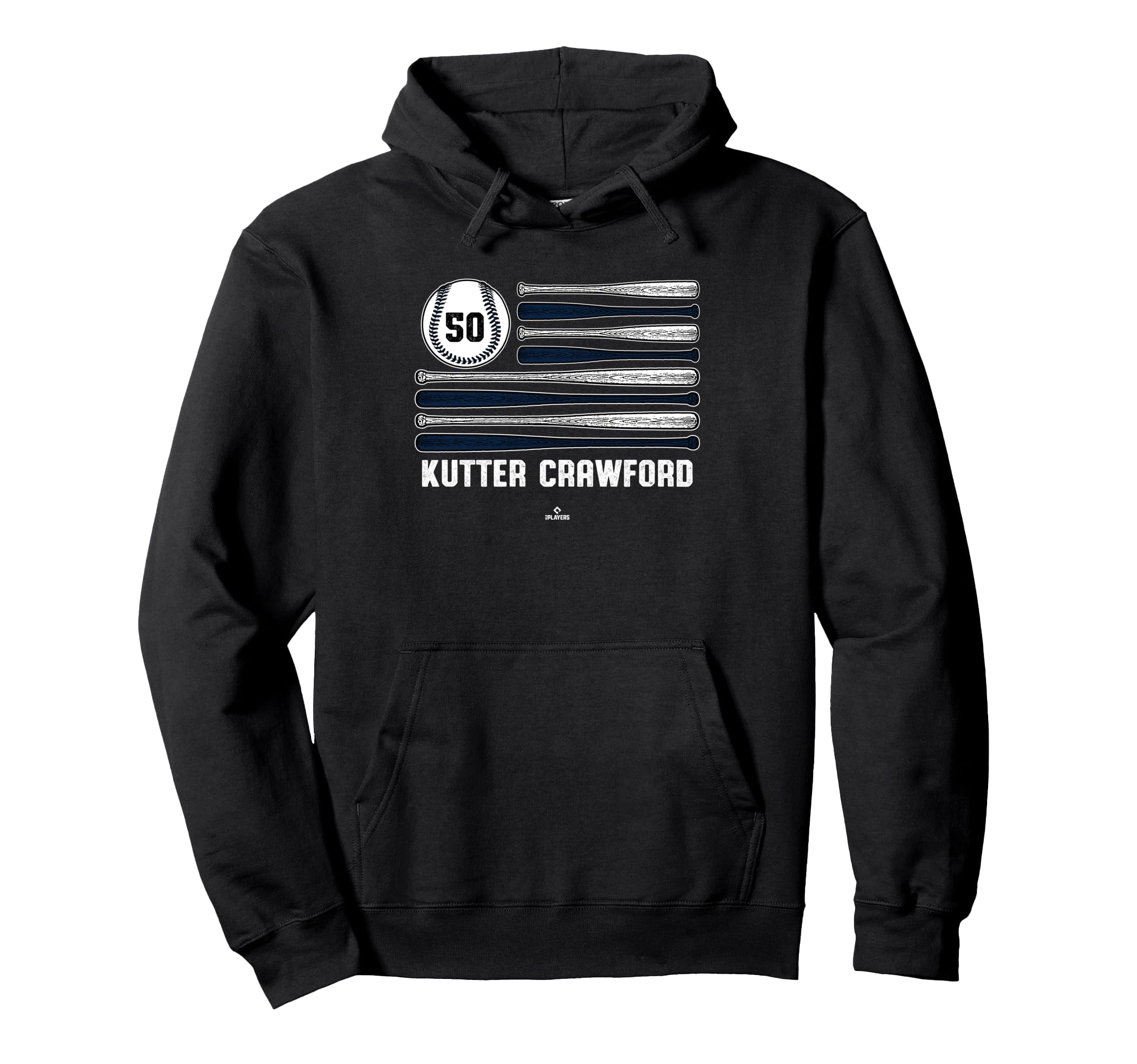 Baseball American Flag Kutter Hoodie - Aesthetic Graphic Men Women - T-Shirt, Sweatshirt, Hoodie