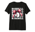 Baseball Player Baseball Mom Mothers T-Shirt - Minimalist Print Men Women - T-Shirt, Sweatshirt, Hoodie
