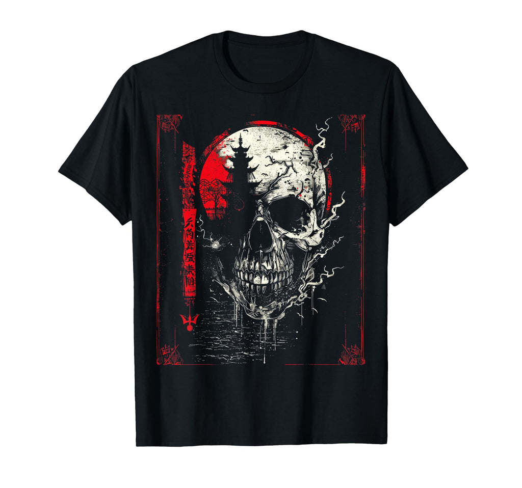 Goth Gothic Skull Tattoo Art Horror T-Shirt - Unique Graphic for Adults - T-Shirt, Sweatshirt, Hoodie