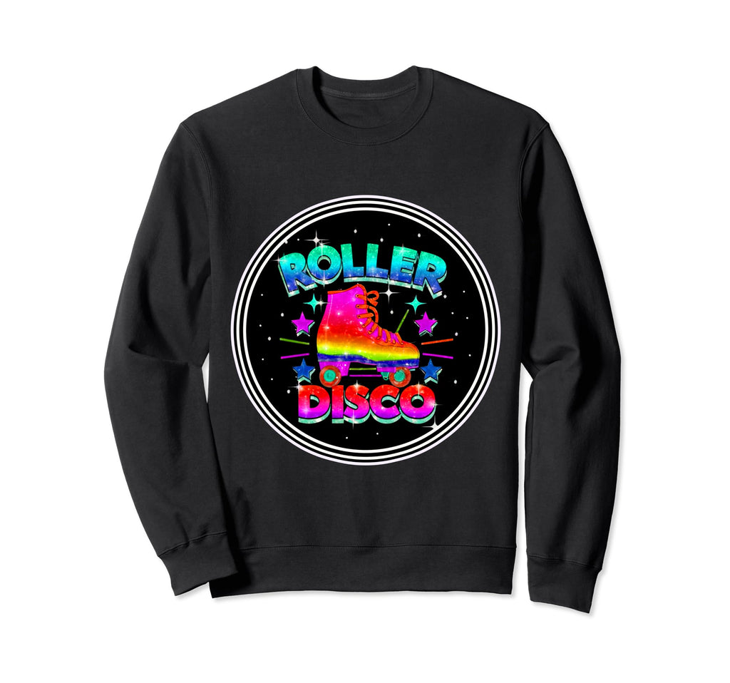Roller Disco Fun Roller Skates Sweatshirt - Aesthetic Graphic Men Women - T-Shirt, Sweatshirt, Hoodie
