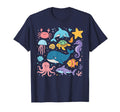 Ocean Life Sea Aesthetic Dolphin Beach 90S T-Shirt - Unique Graphic Unisex - T-Shirt, Sweatshirt, Hoodie