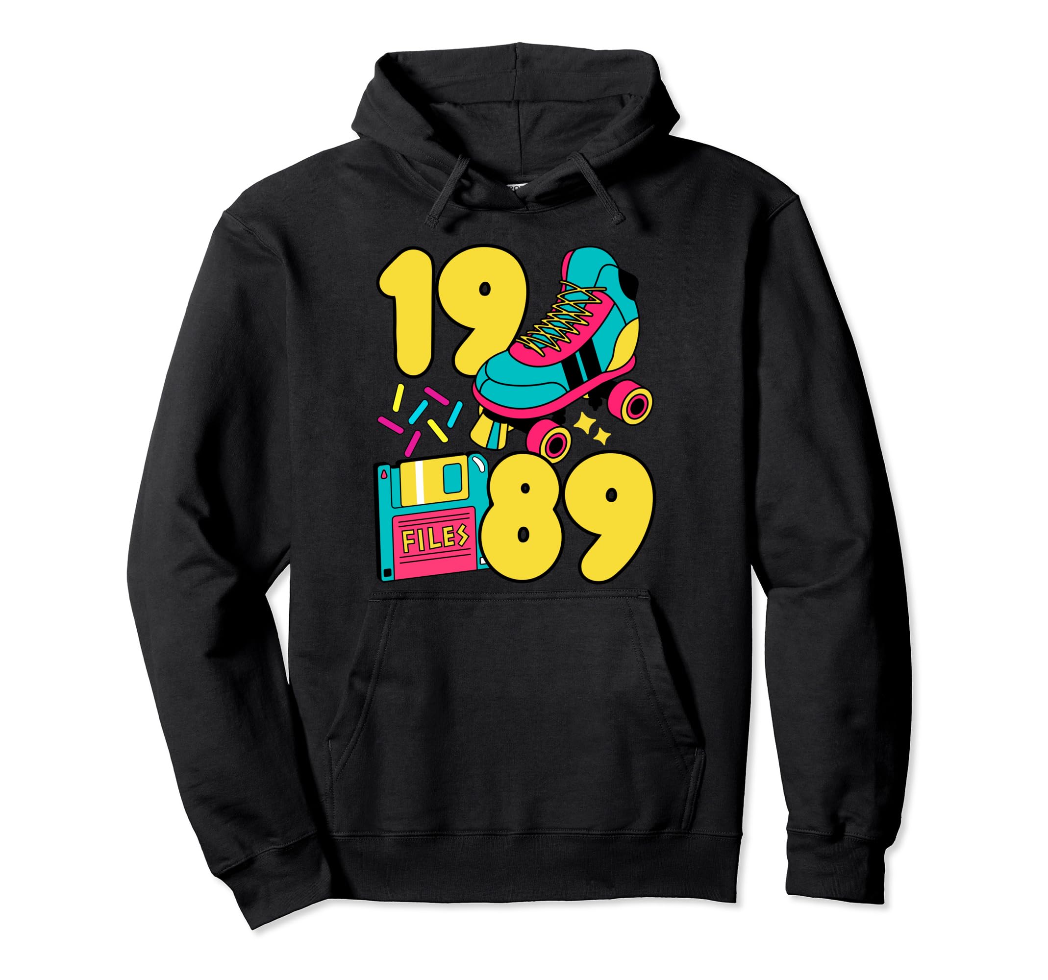 1989 Good Times 80S Tech Candy Roller Hoodie - Fun Novelty Design Unisex - T-Shirt, Sweatshirt, Hoodie
