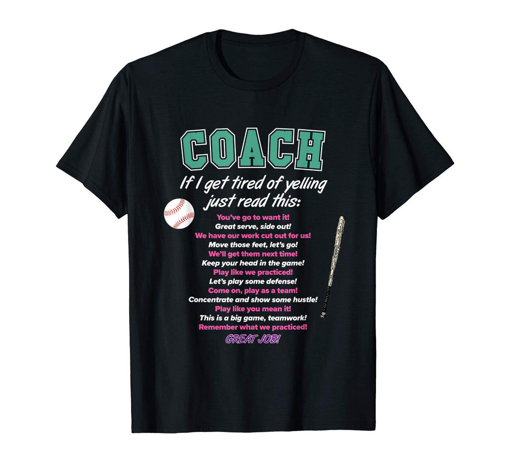 Funny Baseball Softball Coach T-Shirt - Aesthetic Graphic for Adults - T-Shirt, Sweatshirt, Hoodie
