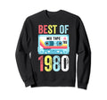 Best 1980 Cassette Tape Sweatshirt - Fun Novelty Design for Adults - T-Shirt, Sweatshirt, Hoodie