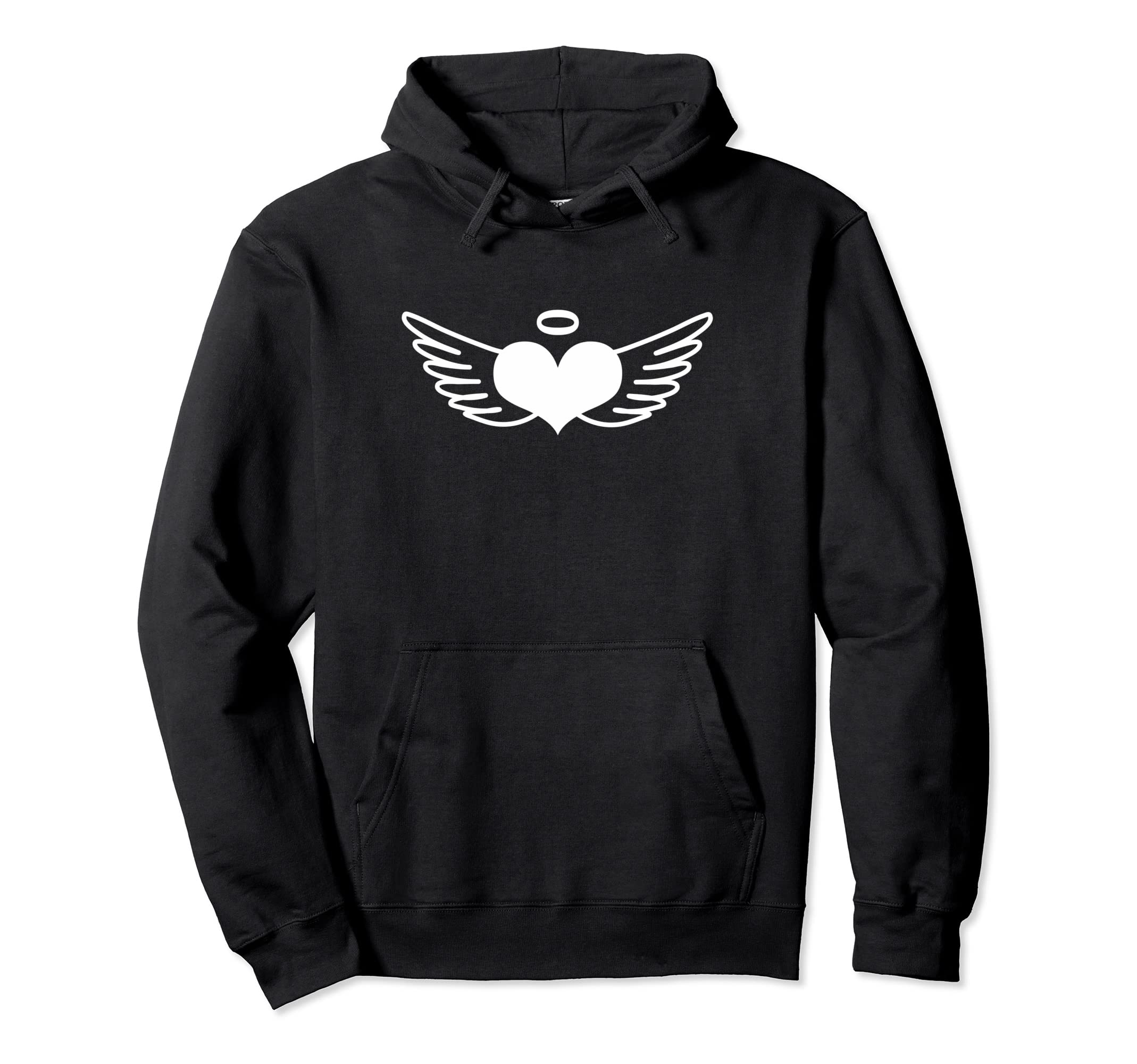Winged Heart Y2K 2000S Harajuku Hoodie - Fun Novelty Design Men Women - T-Shirt, Sweatshirt, Hoodie