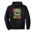 80S Mom Roller Skate Vibes Colorful Hoodie - Streetwear Style for Adults - T-Shirt, Sweatshirt, Hoodie