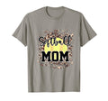 Softball Mom Bleached Softball T-Shirt - Casual Everyday Wear for Adults - T-Shirt, Sweatshirt, Hoodie