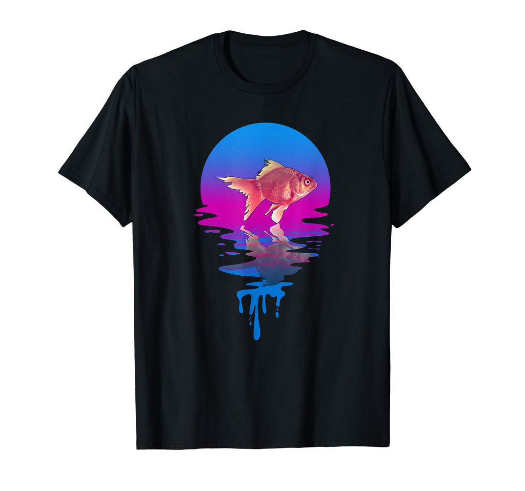 Sunset Goldfish T-Shirt - Fun Novelty Design Unisex - T-Shirt, Sweatshirt, Hoodie