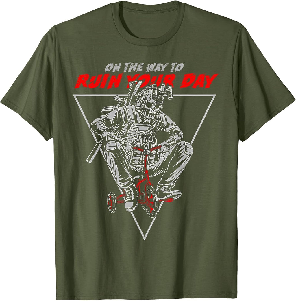Funny On The Way To Ruin Your Day - Adult & Kids T-Shirts, Sweatshirts & Hoodies apparel design preview 1