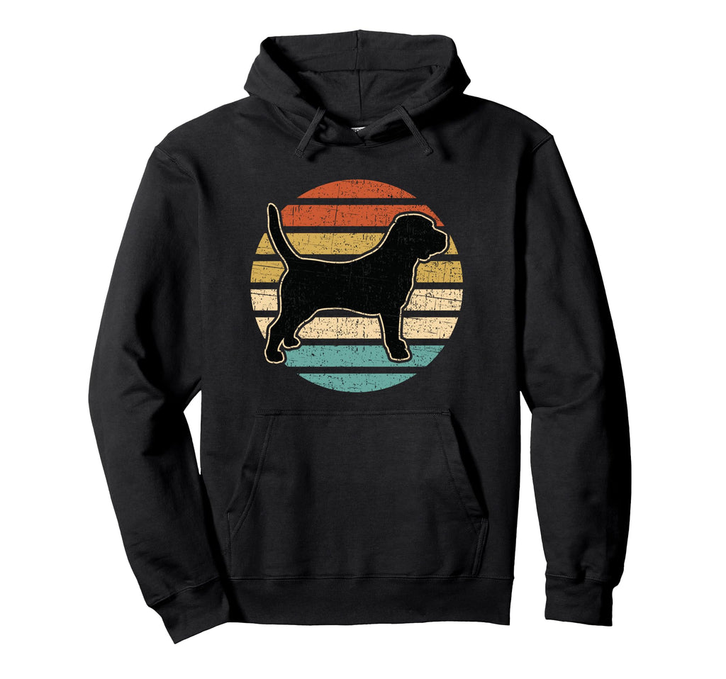 Beagle Dog Gift Sunset Hoodie - Unique Graphic Unisex - T-Shirt, Sweatshirt, Hoodie