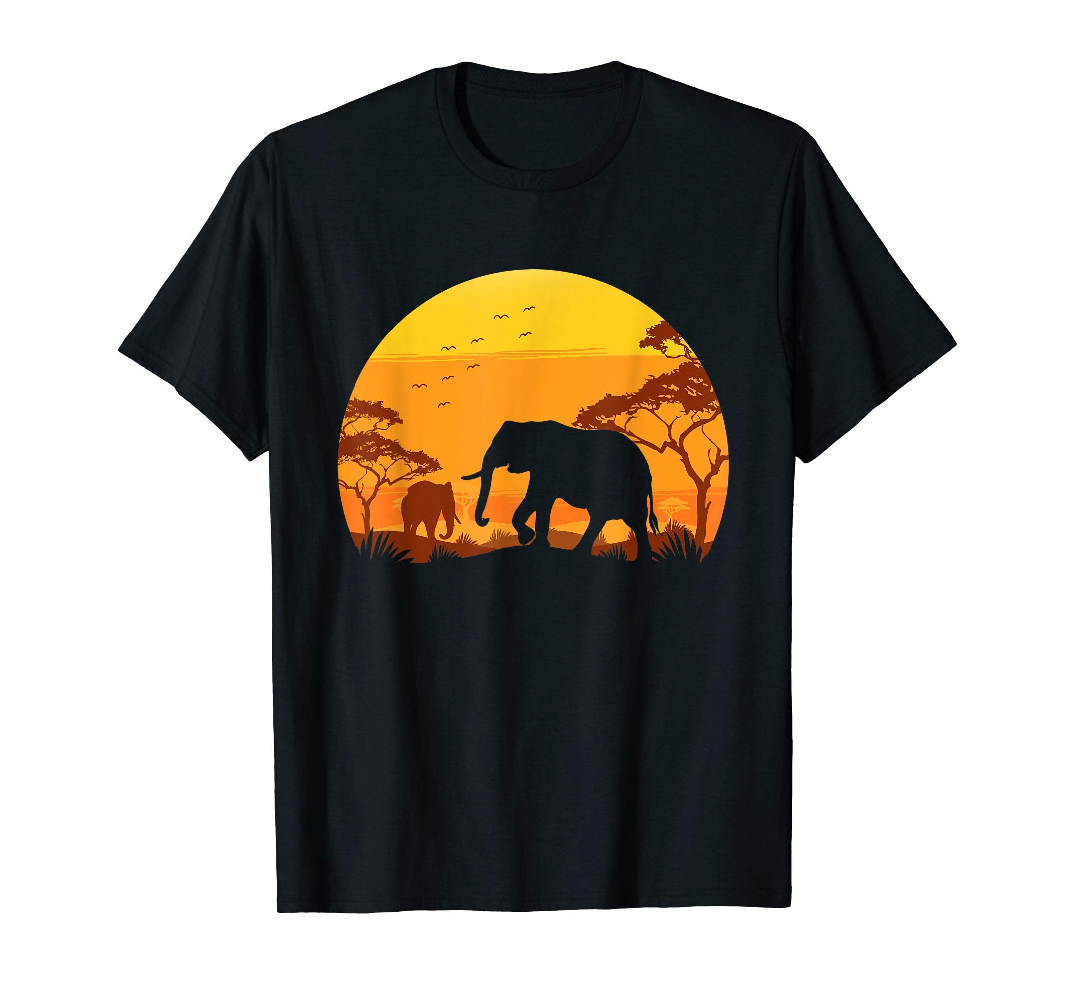 African Elephant Savannah Safari T-Shirt - Novelty Apparel for Adults - T-Shirt, Sweatshirt, Hoodie