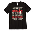 Womens Funny Baseball Suspect Claims T-Shirt - Novelty Apparel for Adults - T-Shirt, Sweatshirt, Hoodie