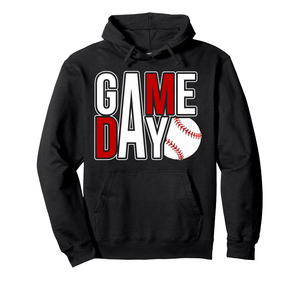 Baseball Game Day Funny Game Day Baseball Hoodie - Trendy Graphic Unisex - T-Shirt, Sweatshirt, Hoodie