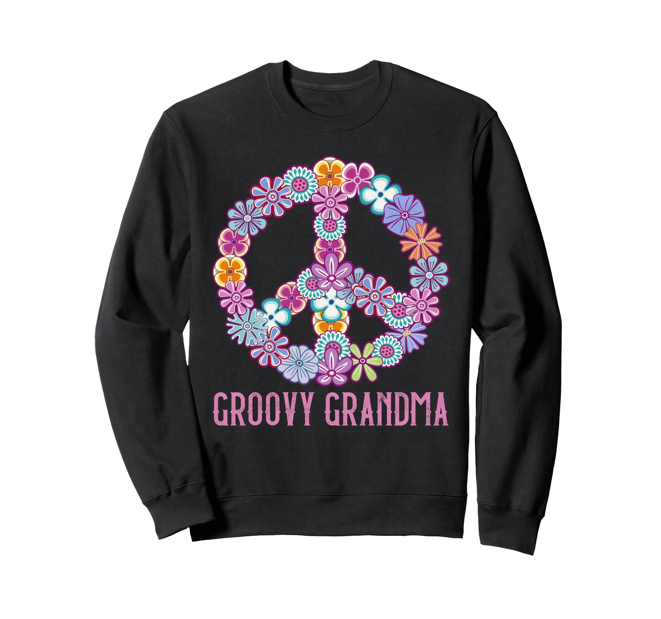 Hippie Oma Groovy Grandma Funny Sweatshirt - Streetwear Style for Adults - T-Shirt, Sweatshirt, Hoodie