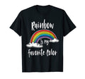 Rainbow Is My Favorite Color T-Shirt - Fun Novelty Design for Adults - T-Shirt, Sweatshirt, Hoodie