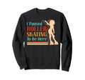 Roller Skating Skate 1970S Black Afro Sweatshirt - Streetwear Style Unisex - T-Shirt, Sweatshirt, Hoodie