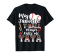My Favorite T Ball Player Calls Me Yaya T-Shirt - Graphic Print Unisex - T-Shirt, Sweatshirt, Hoodie
