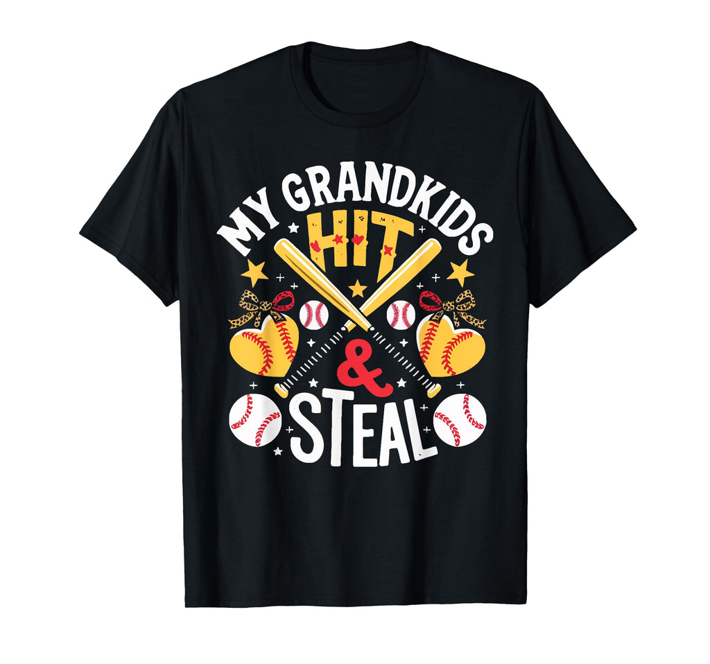 Baseball Grandma Grandmother T-Shirt - Casual Everyday Wear for Adults - T-Shirt, Sweatshirt, Hoodie
