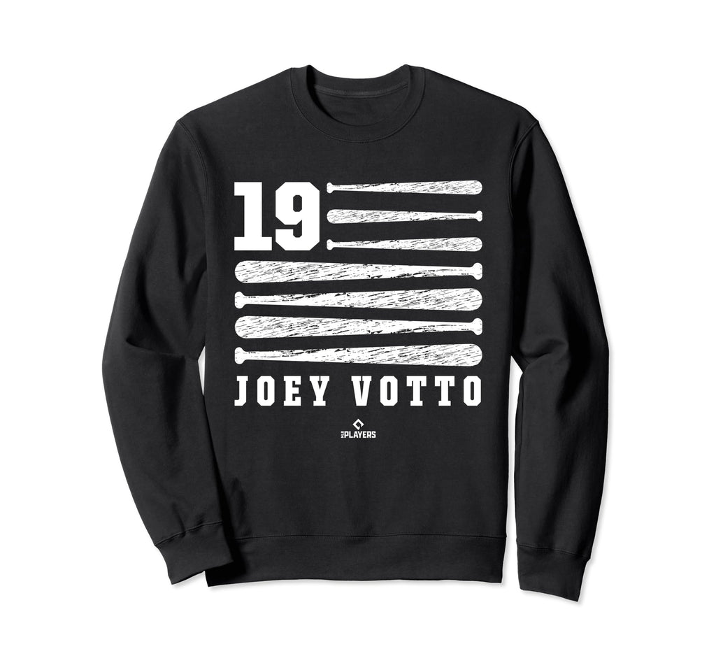 Joey Votto Flag Ohio Patriotic Sweatshirt - Minimalist Print for Adults - T-Shirt, Sweatshirt, Hoodie