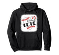 Personalized Baseball Heart Tete Hoodie - Casual Everyday Wear Men Women - T-Shirt, Sweatshirt, Hoodie