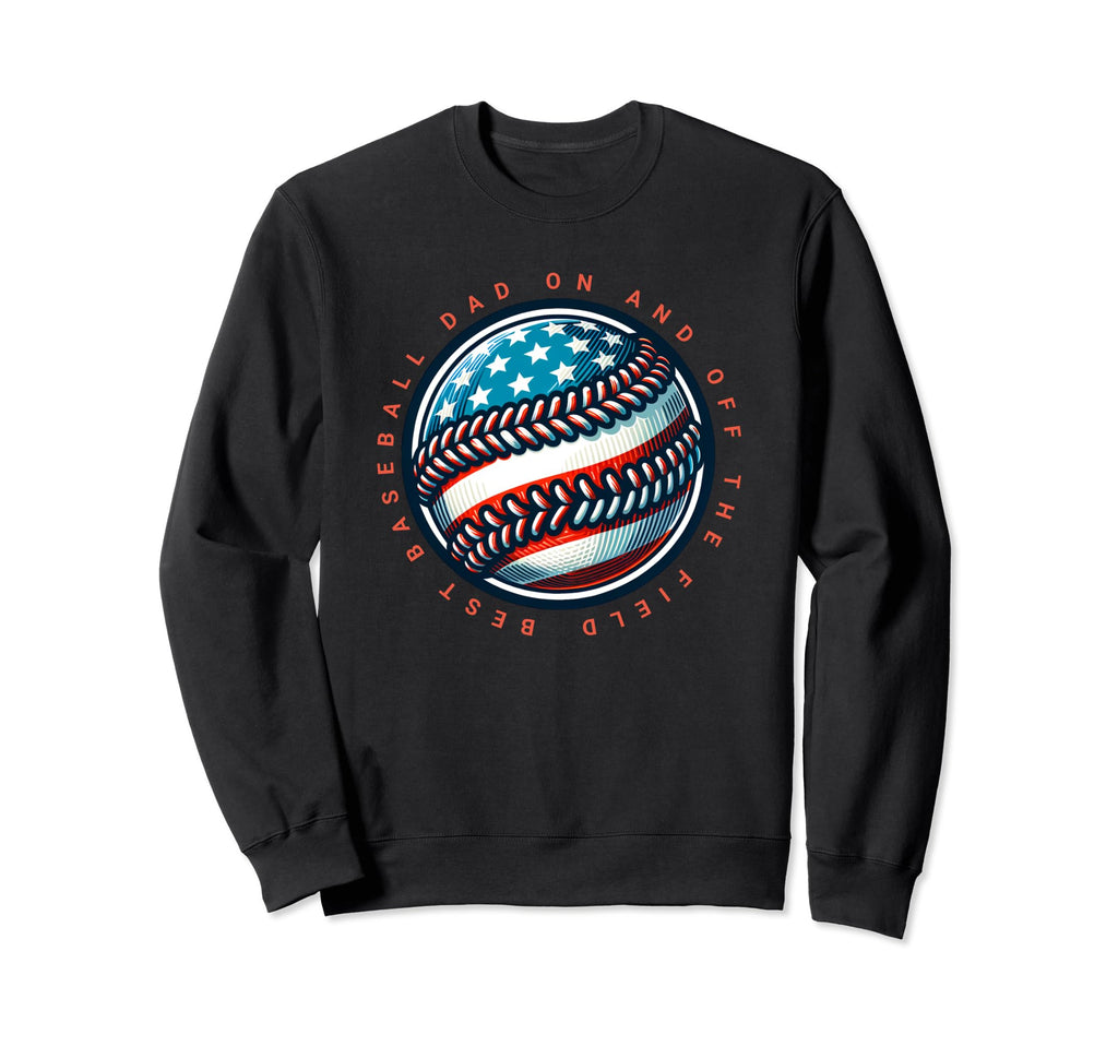 Patriotic American Flag Best Baseball Sweatshirt - Unique Graphic Unisex - T-Shirt, Sweatshirt, Hoodie