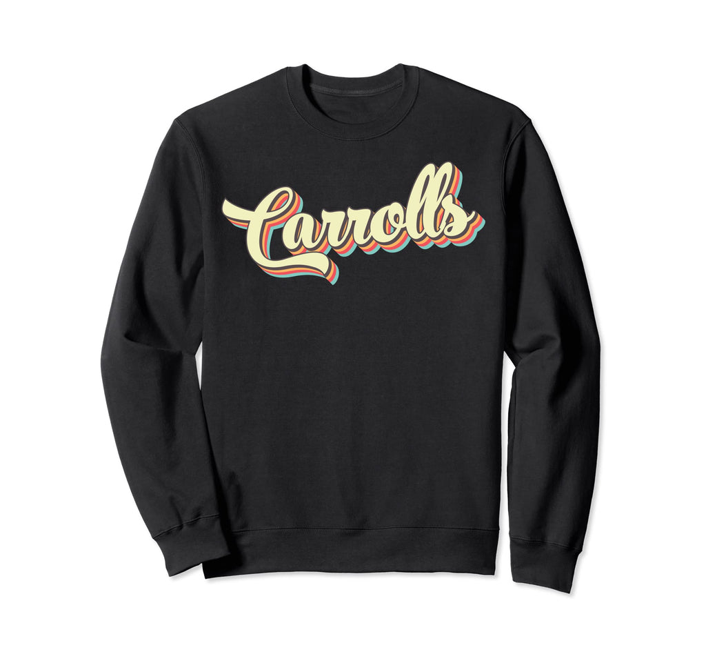 Carrolls Art Baseball Font Sweatshirt - Fun Novelty Design for Adults - T-Shirt, Sweatshirt, Hoodie