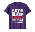 Eat Sleep Baseball Repeat Catcher Pitcher T-Shirt - Trendy Graphic Unisex - T-Shirt, Sweatshirt, Hoodie