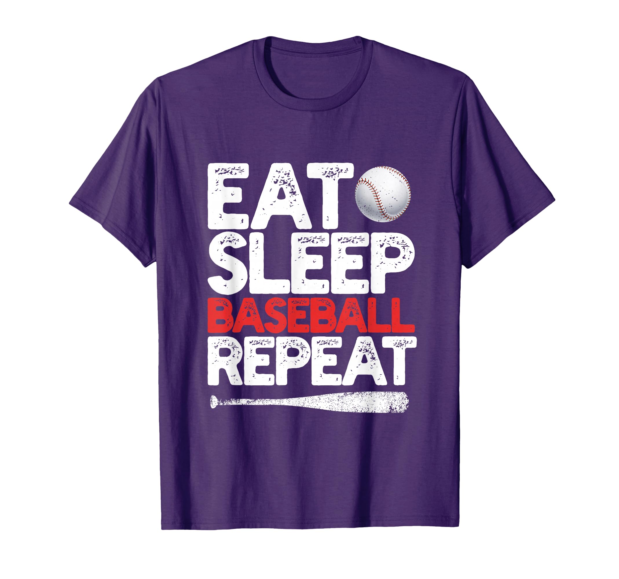 Eat Sleep Baseball Repeat Catcher Pitcher T-Shirt - Trendy Graphic Unisex - T-Shirt, Sweatshirt, Hoodie
