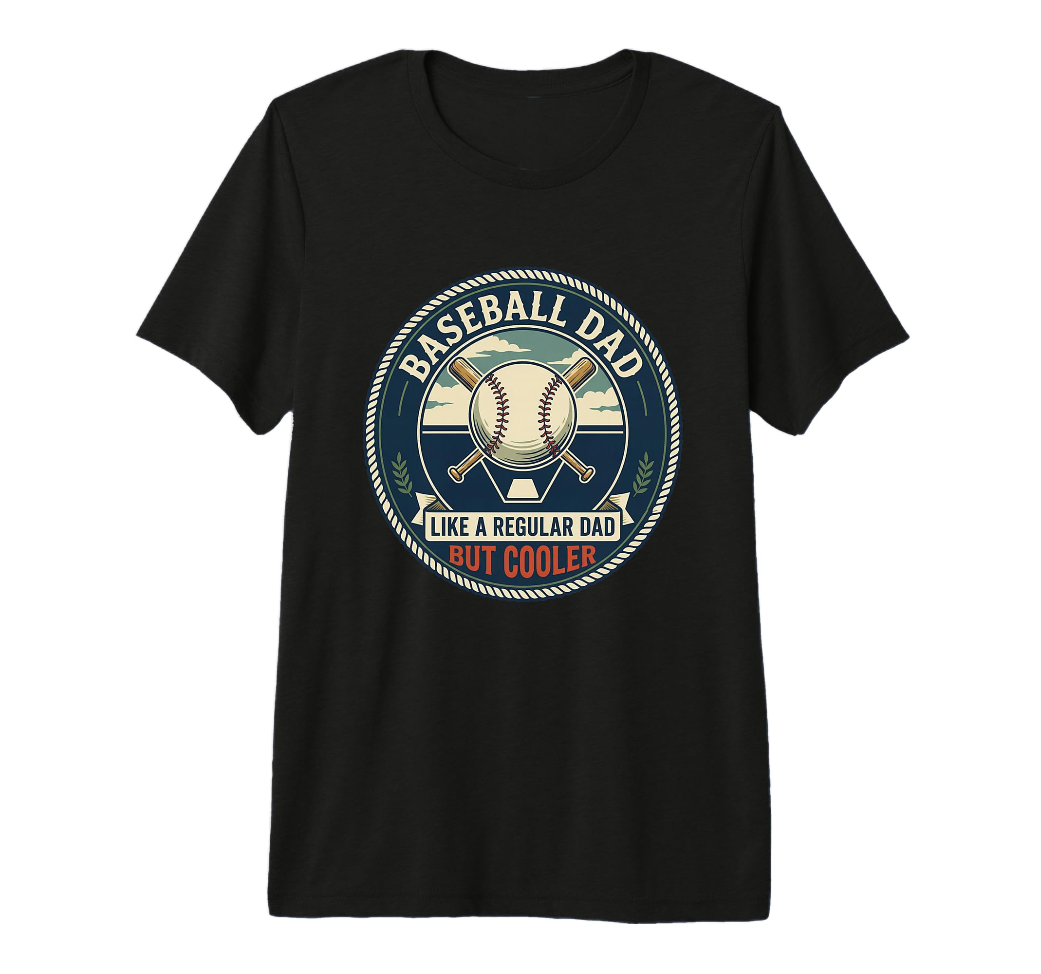 Mens Baseball Dad Player Bat Ball League T-Shirt - Graphic Print Unisex - T-Shirt, Sweatshirt, Hoodie