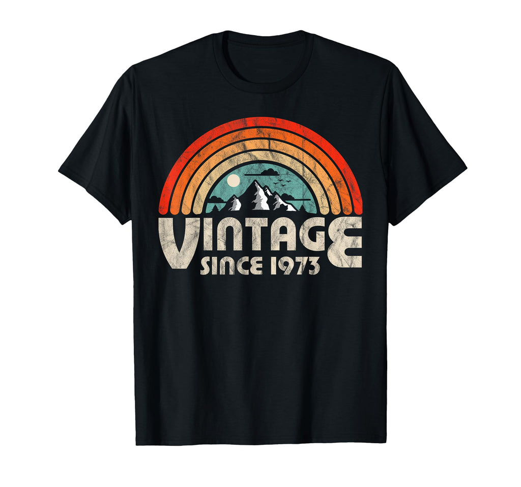 46Th Birthday Gift 1973 Epic Rainbow T-Shirt - Unique Graphic for Adults - T-Shirt, Sweatshirt, Hoodie