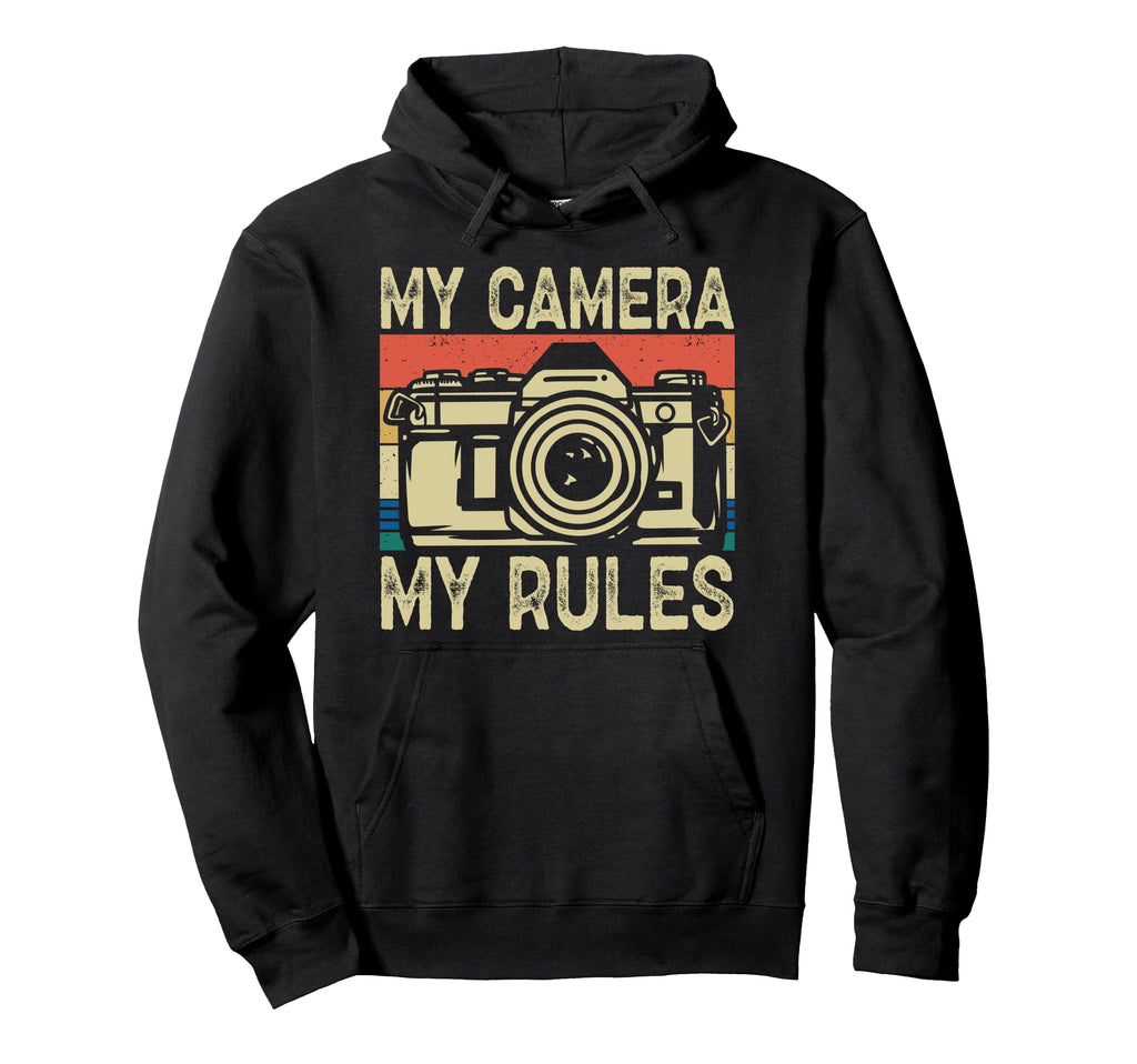 Photo Camera Photographer Flash Hoodie - Casual Everyday Wear for Adults - T-Shirt, Sweatshirt, Hoodie