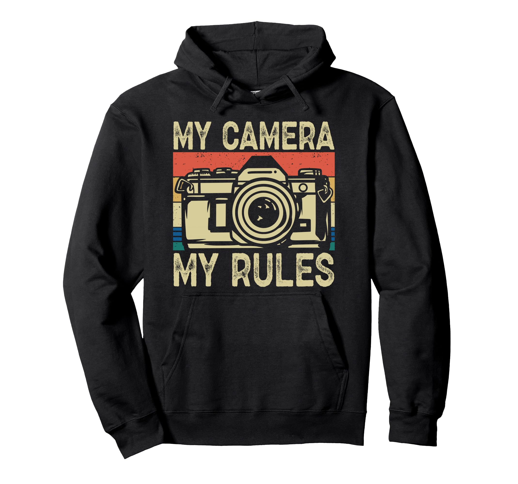 Photo Camera Photographer Flash Hoodie - Casual Everyday Wear for Adults - T-Shirt, Sweatshirt, Hoodie