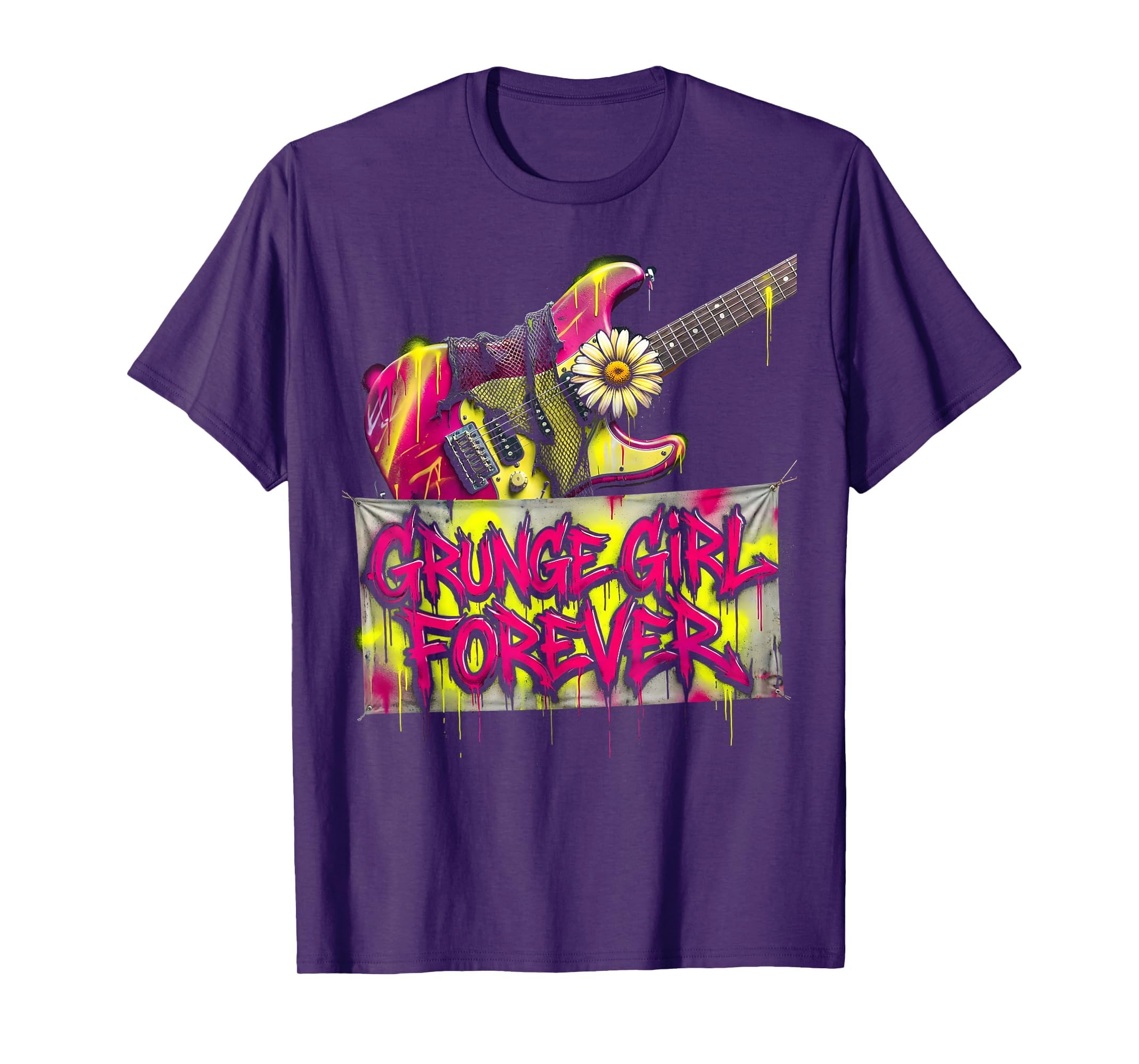 Grunge Forever 90S Womens T-Shirt - Custom Art Print Unisex - T-Shirt, Sweatshirt, Hoodie