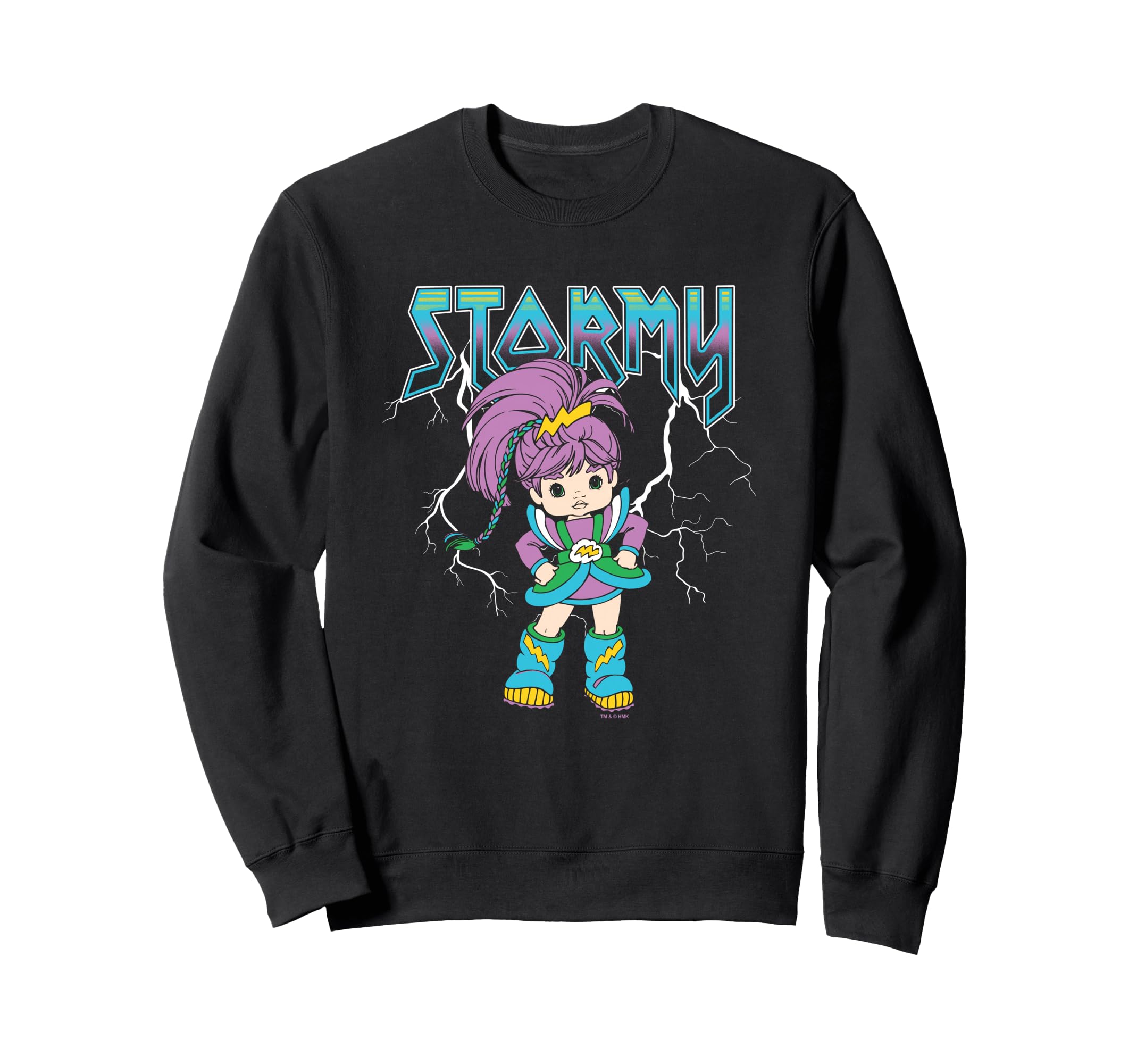 Rainbow Brite Stormy Rock Band Sweatshirt - Fun Novelty Design for Adults - T-Shirt, Sweatshirt, Hoodie