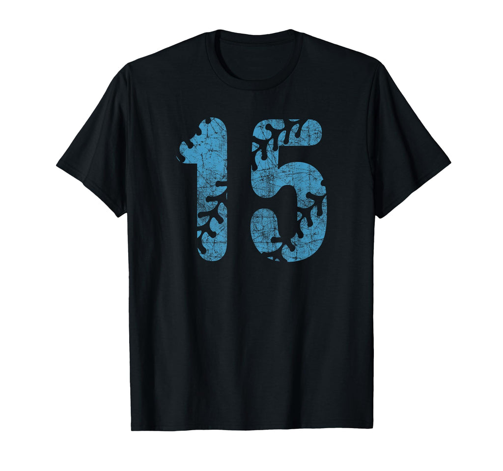 Baseball Softball Mom 15 Number T-Shirt - Unique Graphic for Adults - T-Shirt, Sweatshirt, Hoodie