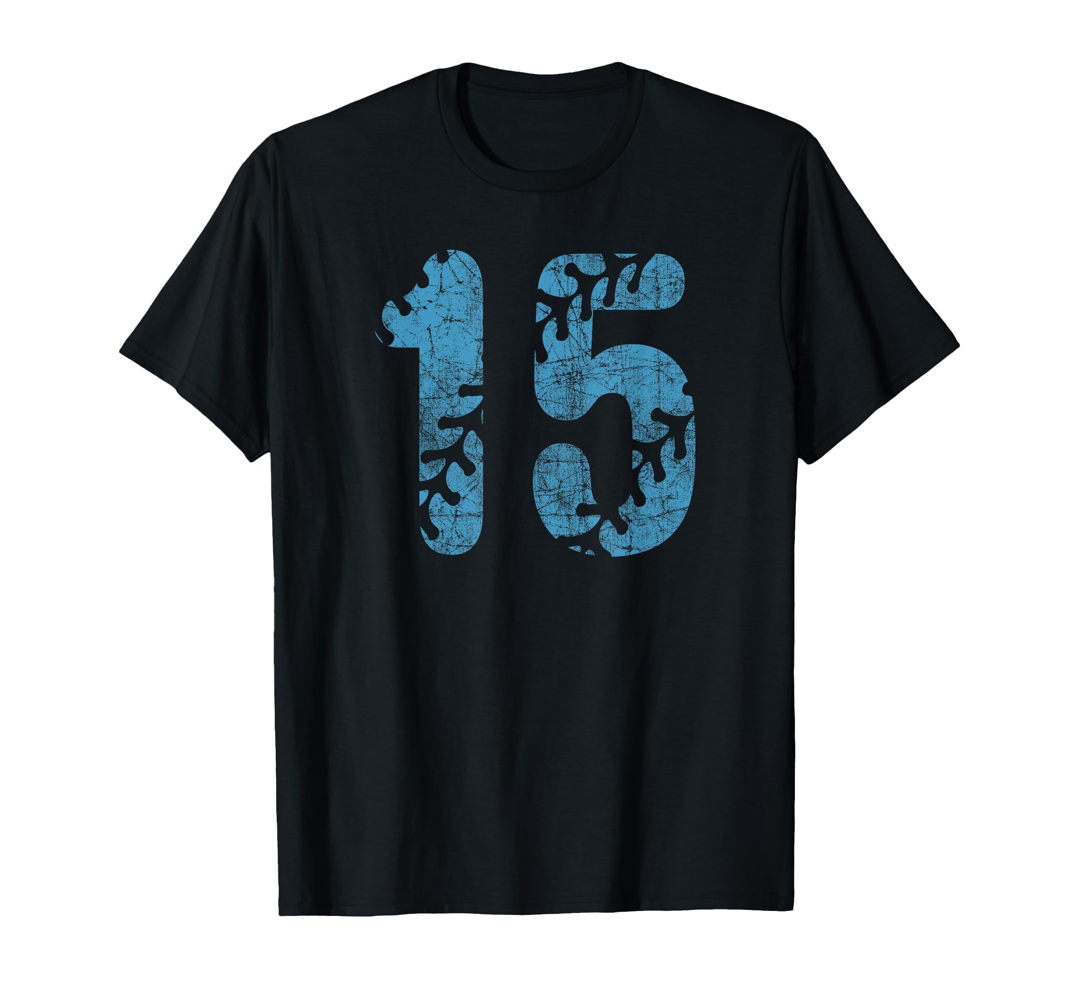 Baseball Softball Mom 15 Number T-Shirt - Unique Graphic for Adults - T-Shirt, Sweatshirt, Hoodie