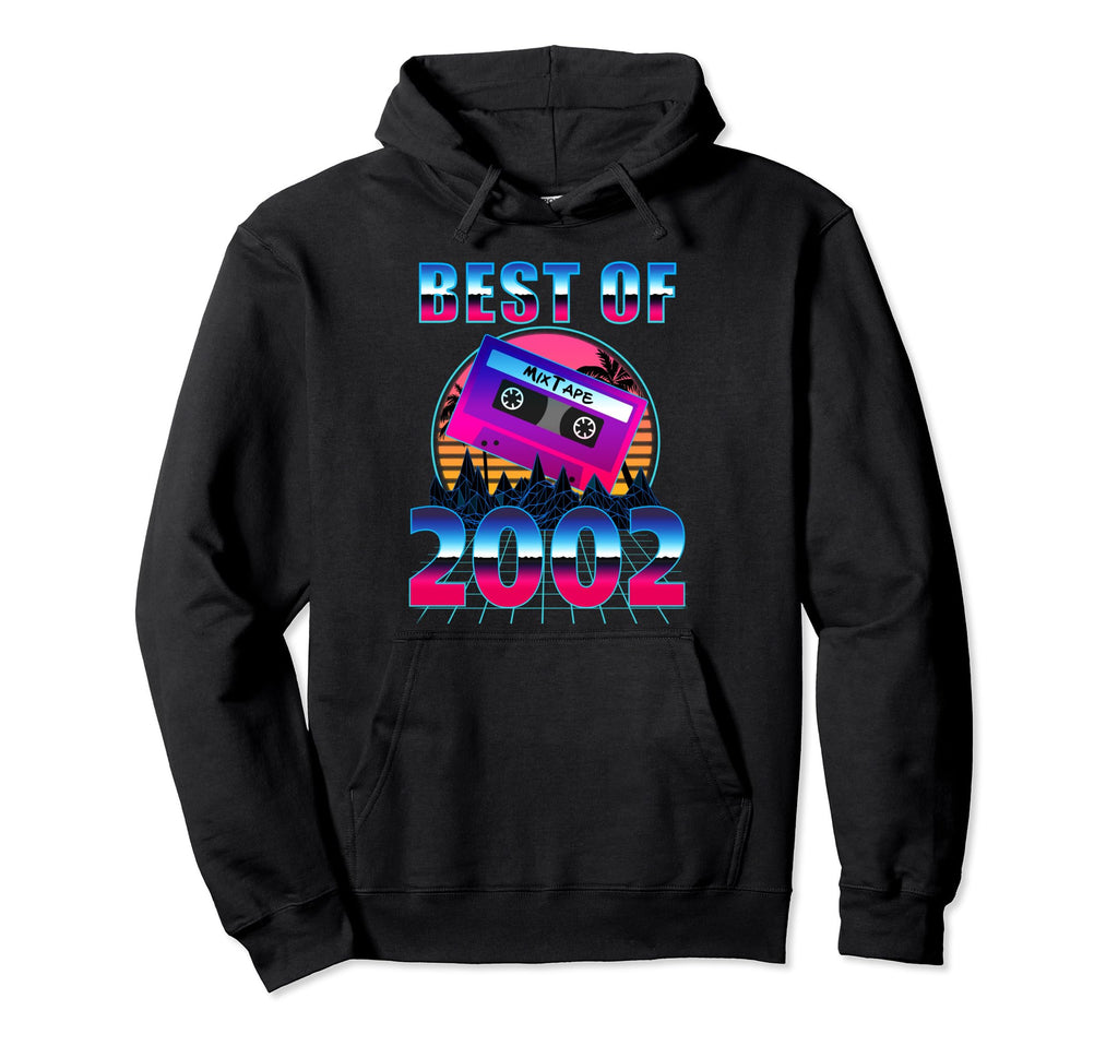 Best 2002 22 Years Old Cassette Tape 80S Hoodie - Unique Graphic Unisex - T-Shirt, Sweatshirt, Hoodie