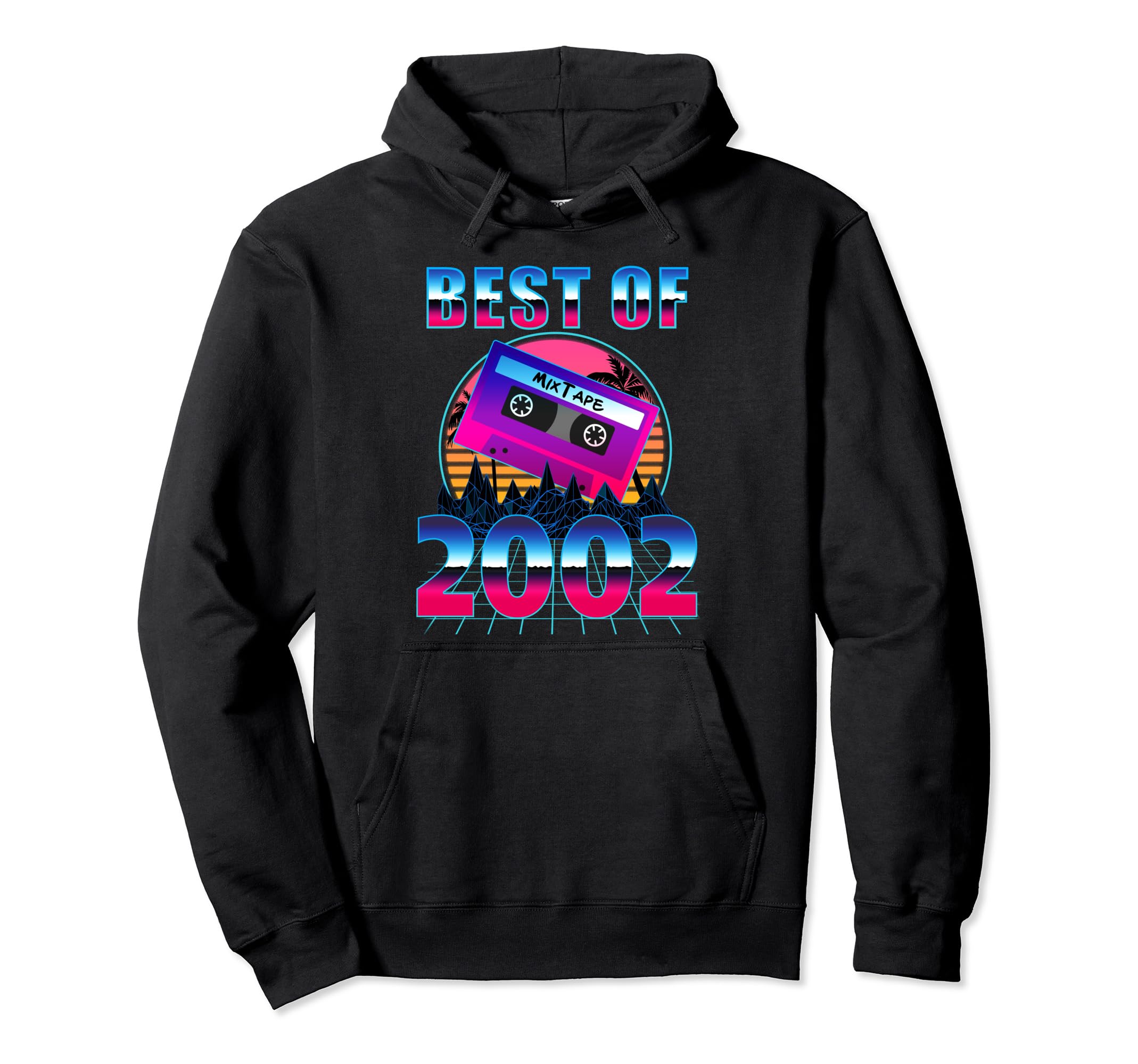 Best 2002 22 Years Old Cassette Tape 80S Hoodie - Unique Graphic Unisex - T-Shirt, Sweatshirt, Hoodie